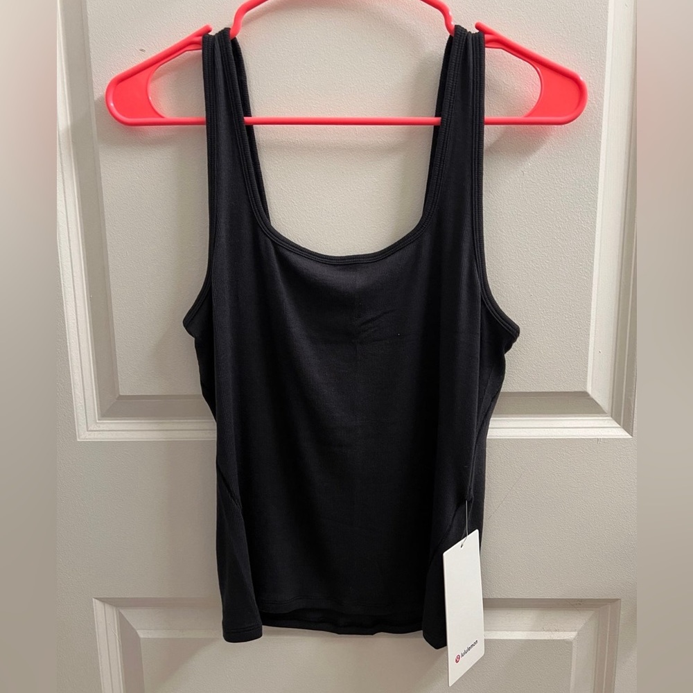 NWT Hold Tight Square Neck Tank (Black)